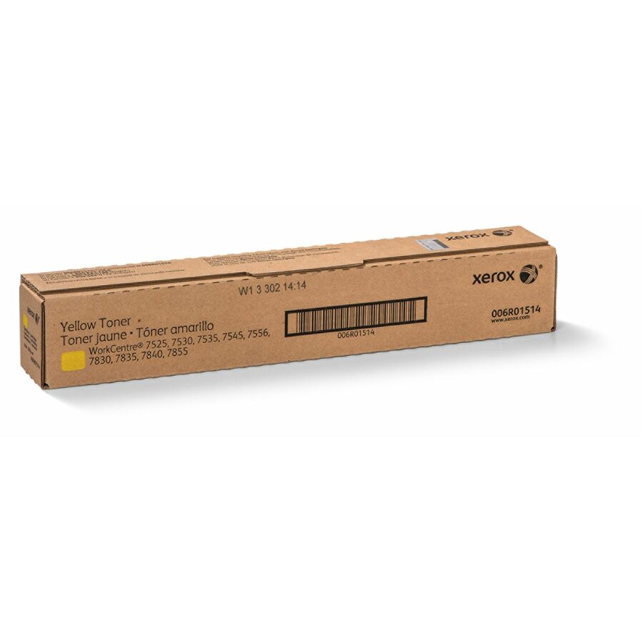 Xerox Genuine WorkCentre® 7500 Series, 7800 Series, 7800i Series, 7970i, EC7800 Series, WorkCentre 7970, Yellow Toner Cartridge