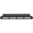 Black Box CAT6 Feed-Through Patch Panel - 1U, Unshielded, 48-Port