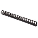 Fellowes Plastic Combs - Round Back 3/4" 150 sheets Black 25 pk