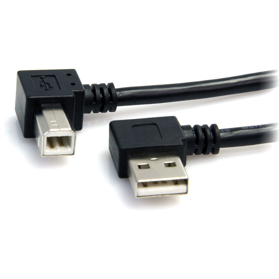 StarTech 3 ft A Right Angle to B Right Angle USB Cable - M/M