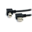 StarTech 3 ft A Right Angle to B Right Angle USB Cable - M/M