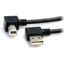 StarTech 3 ft A Right Angle to B Right Angle USB Cable - M/M