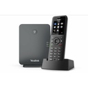 Yealink W77P IP Phone - Cordless - Corded - DECT, Bluetooth - Desktop, Wall Mountable - Black, Classic Gray