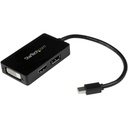 StarTech Travel A/V adapter - 3-in-1 Mini DisplayPort to DisplayPort DVI or HDMI converter