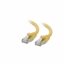 C2G 25ft (7.6m) Cat6a Snagless Shielded (STP) Ethernet Network Patch Cable - Yellow - RJ45 - M/M