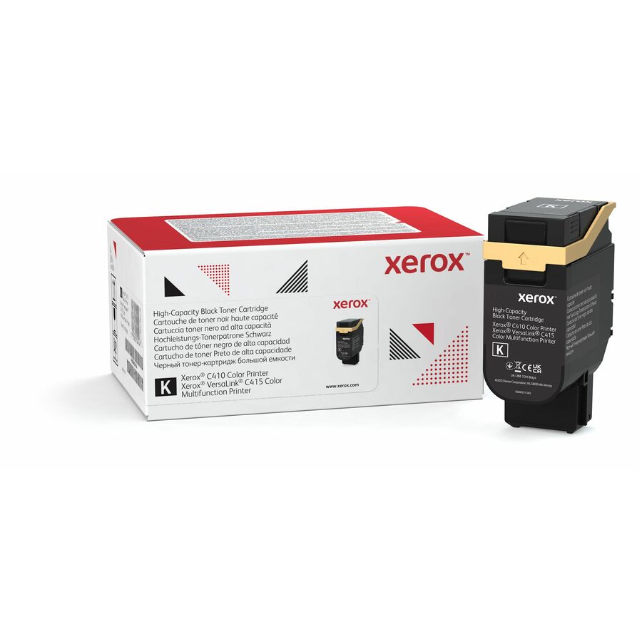 Xerox Genuine Xerox® C410 Color Printer, VersaLink® C415 Color Multifunction Printer Black High capacity Toner Cartridge (10500 Pages) - 006R04685