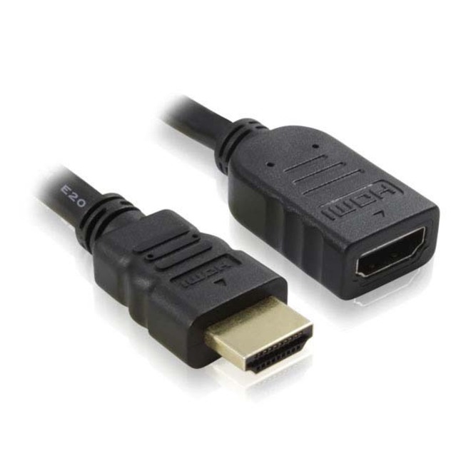 Unirise HDMI Extension Audio/Video Cable with Ethernet - 3 ft HDMI A/V Cable for Audio/Video Device - First End: 19-pin HDMI Digital Audio/Video - Male - Second End: 19-pin HDMI Digital Audio/Video - Female - 10.2 Gbit/s - Extension Cable - Supports up to 4096 x 2160 - 24 AWG - 1