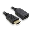 Unirise HDMI Extension Audio/Video Cable with Ethernet - 3 ft HDMI A/V Cable for Audio/Video Device - First End: 19-pin HDMI Digital Audio/Video - Male - Second End: 19-pin HDMI Digital Audio/Video - Female - 10.2 Gbit/s - Extension Cable - Supports up to 4096 x 2160 - 24 AWG - 1