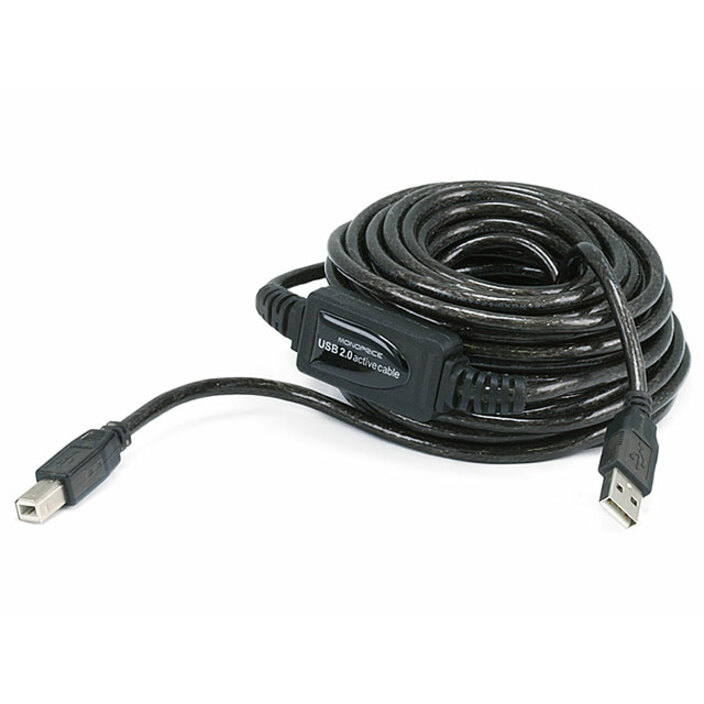 Monoprice 33ft 10M USB 2.0 A Male to B Male Active Cable