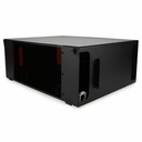 AddOn 19-inch Slide-Out Vertical-Mount Patch Panel 4U Chassis with 12 Open Cassette Bays and Cable Management