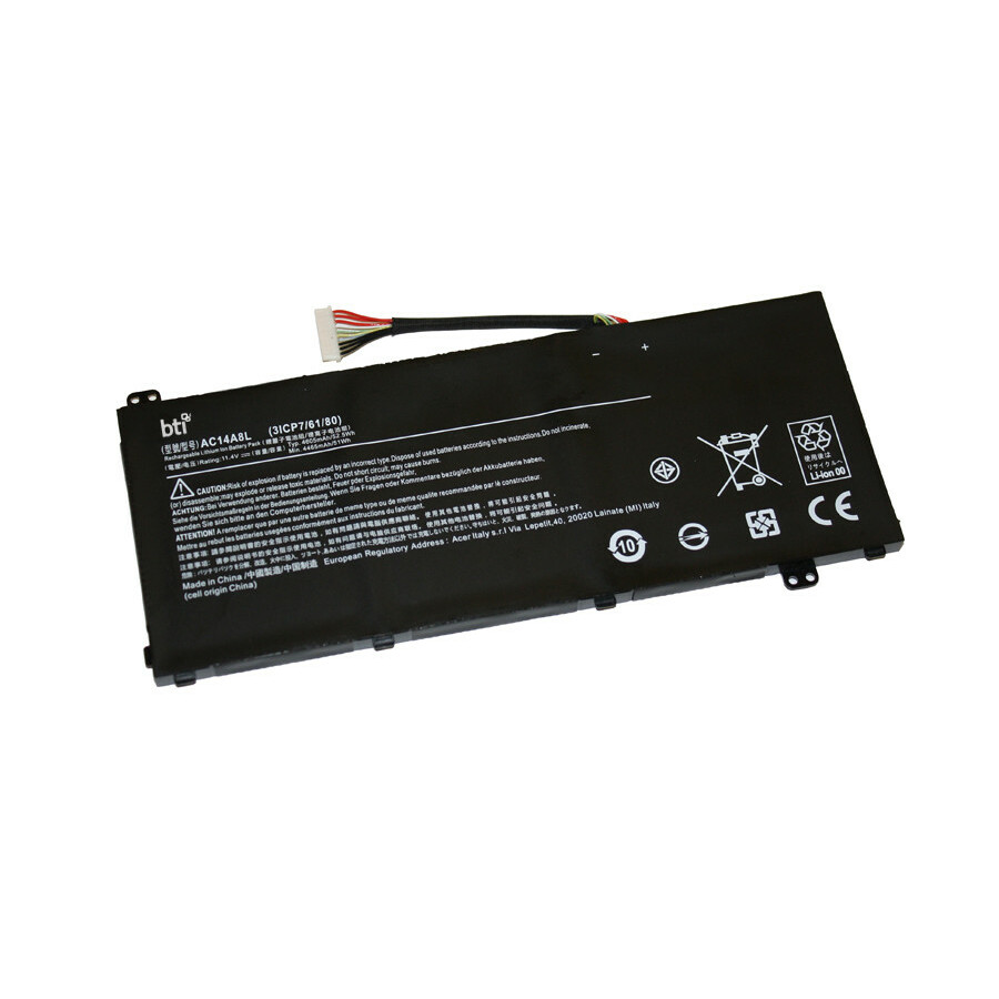 BTI AC14A8L-BTI 11.4V 51WHR LI-ION BATTERY