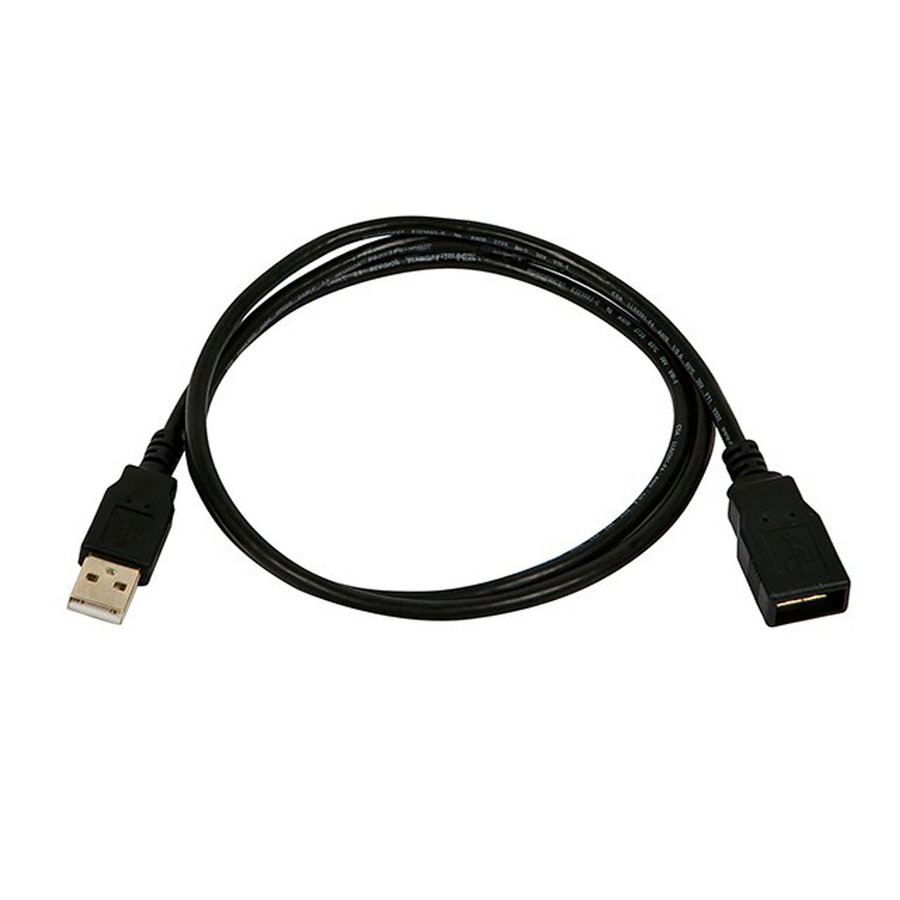 Monoprice 3ft USB 2.0 A Male to A Female Extension 28/24AWG Cable (Gold Plated)