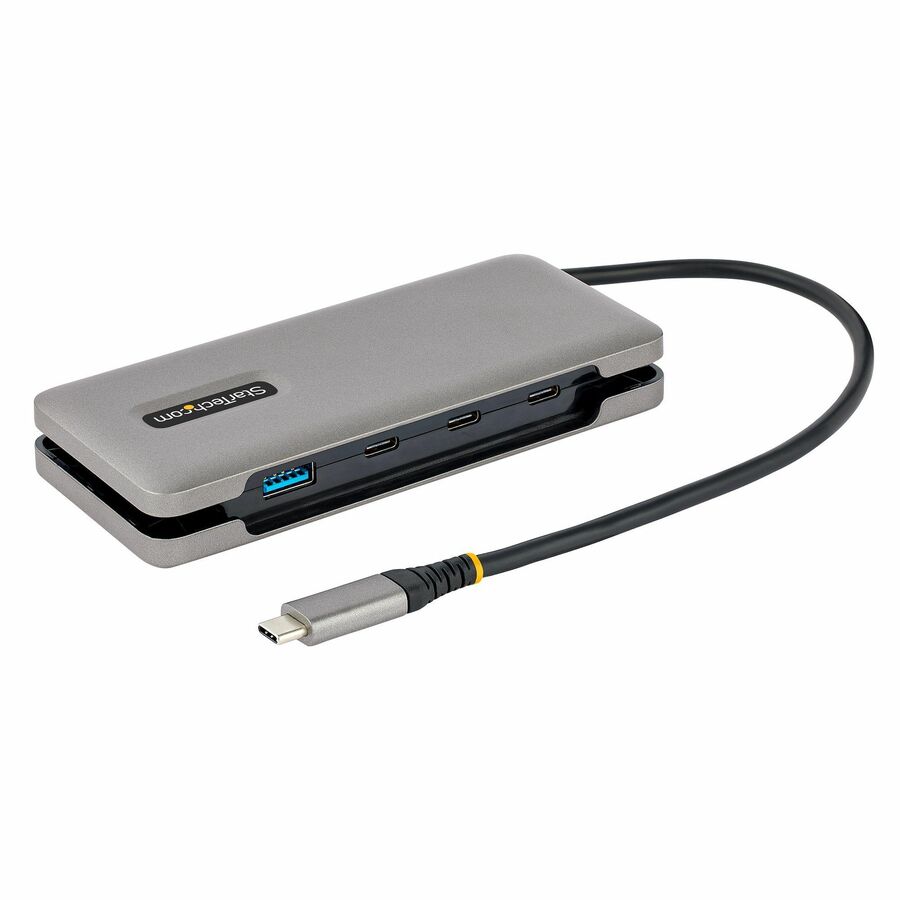StarTech 4-Port USB-C Hub, USB-A | USB-C Ports, USB 3.2 Gen 2, 10Gbps, Bus Powered, 12.6in (32cm) Cable, Portable USB-C to USB-A Expansion Hub