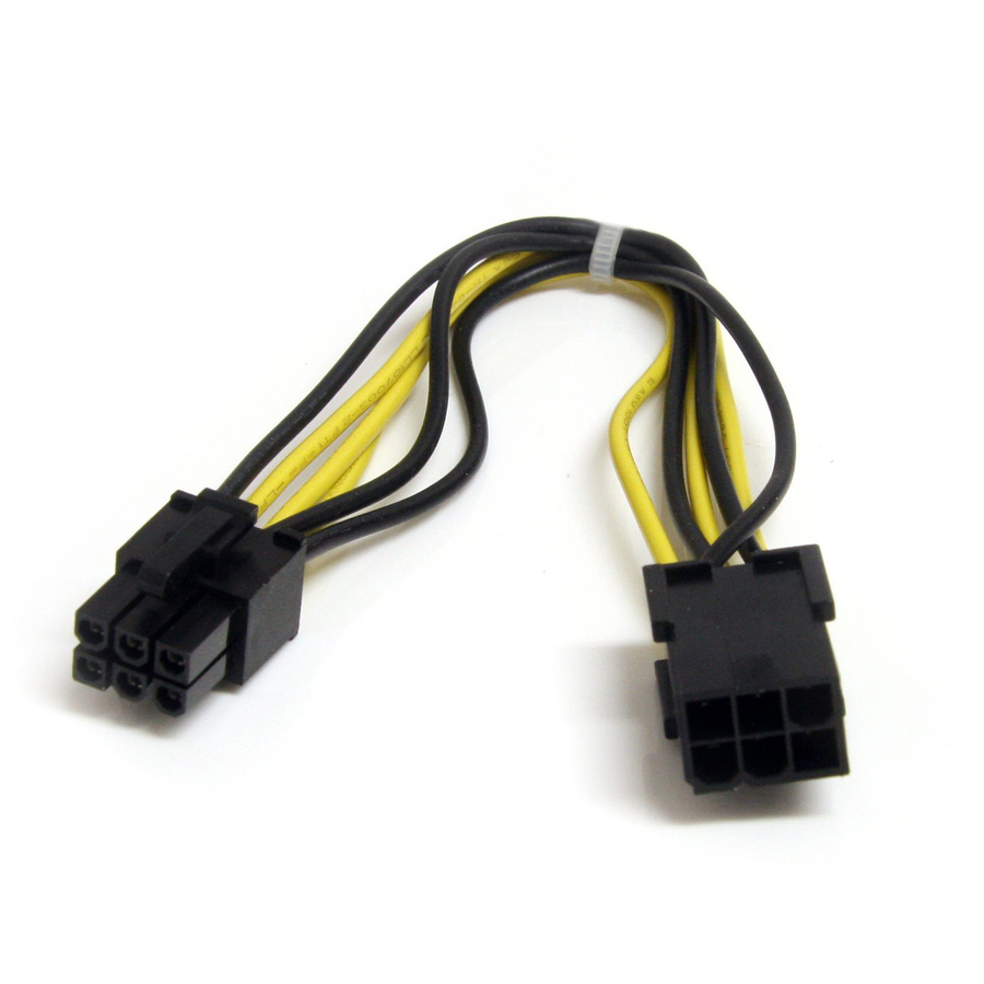 StarTech 8in 6 pin PCI Express Power Extension Cable