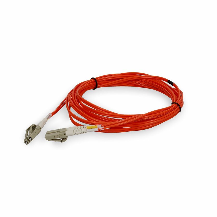 AddOn 1m LC to LC Orange OM1 Duplex OFNR (Riser-Rated) MMF (Multi Mode) Fiber Patch Cable, 62.5/125
