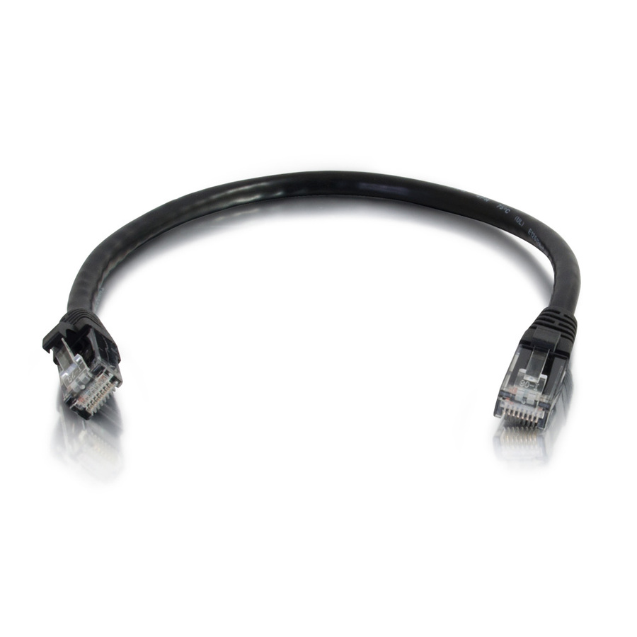C2G 1ft Cat5e Ethernet Cable - Snagless Unshielded (UTP) - Black