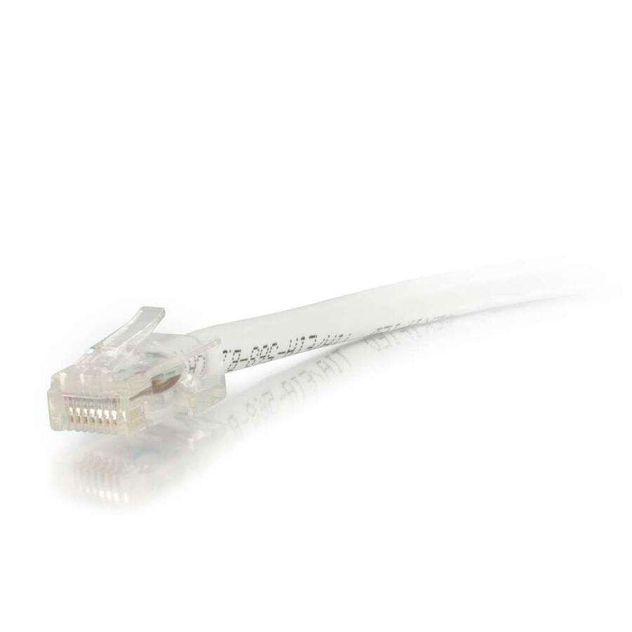 C2G 1ft Cat6 Non-Booted Unshielded (UTP) Network Patch Cable - White