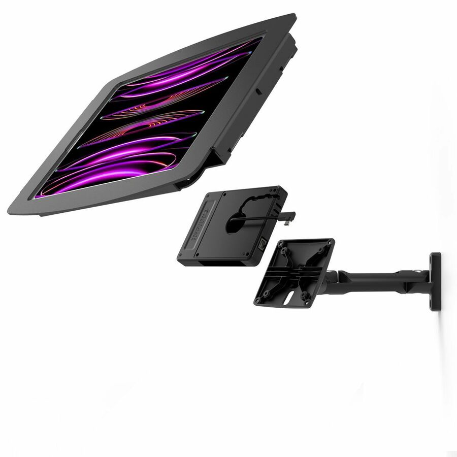 Compulocks Mounting Enclosure for Kiosk, iPad Pro (3rd Generation), iPad Pro (4th Generation), iPad Pro (5th Generation), iPad Pro (6th Generation), Tablet - Black