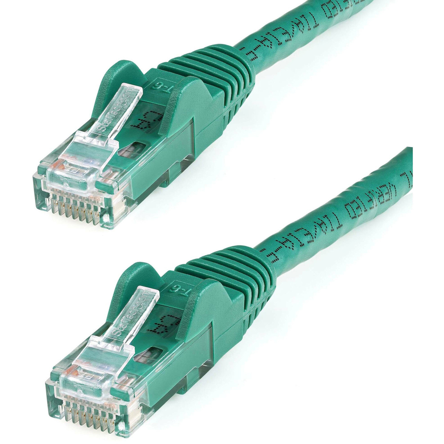 StarTech 12ft CAT6 Ethernet Cable - Green Snagless Gigabit - 100W PoE UTP 250Mhz Category 6 Patch Cord UL Certified Wiring/TIA