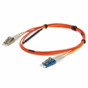 AddOn 1m LC (Male) Orange OM2 to LC (Male) Yellow OS2 Duplex OFNR Mode Conditioning Cable