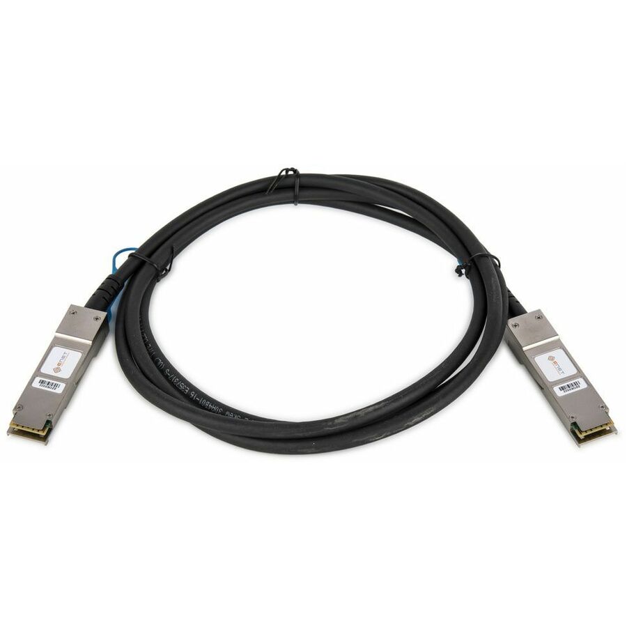 ENET Dell/Force Compatible 10 CBL-QSFP-40GE-PASS-2M TAA Compliant Functionally Identical 40GBASE-CR4 QSFP+ Cable Assembly 2m Copper