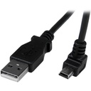 StarTech 2m Mini USB Cable - A to Down Angle Mini B