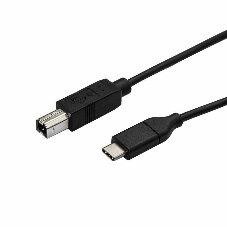 StarTech 1.6ft (50cm) USB-B to USB-C Cable, Data Cord, USB 2.0, USB-C Data Transfer Cable