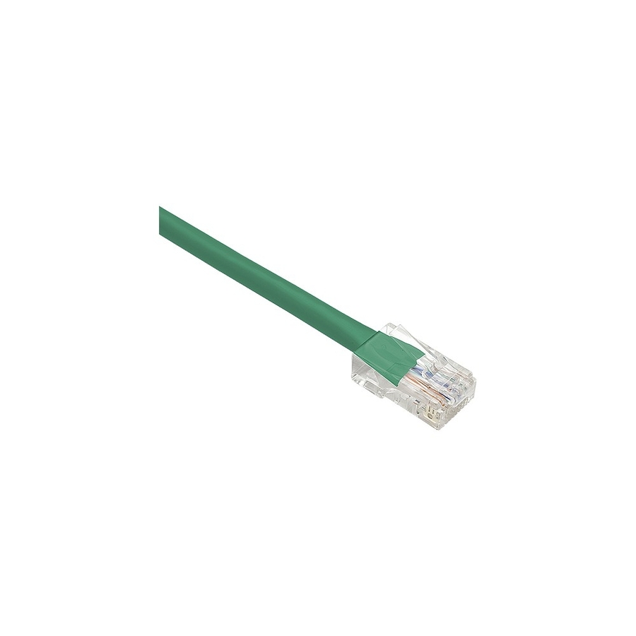 Unirise Cat.5e Patch UTP Network Cable - 6 ft Category 5e Network Cable for Network Device - First End: 1 x RJ-45 Network - Male - Second End: 1 x RJ-45 Network - Male - Patch Cable - Green