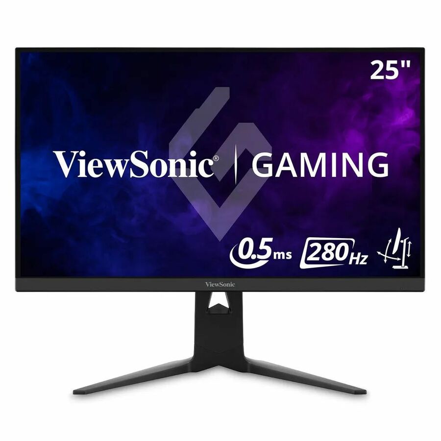 ViewSonic XG2536 25 Inch 1080p IPS Gaming Monitor with 280Hz, 0.5ms, FreeSync Premium, NVIDIA G-Sync Compatible, RGB Lighting, Advanced Ergonomics, HDMI, DP and 65W USB-C Inputs