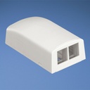 Panduit 2-Port Surface Mount Box NK2BXIW-A