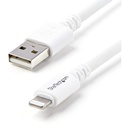 StarTech 3m (10ft) Long White Apple® 8-pin Lightning Connector to USB Cable for iPhone / iPod / iPad