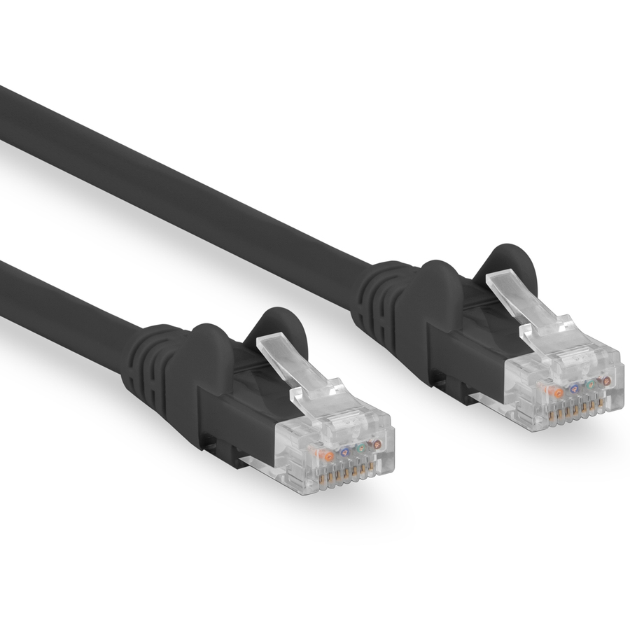 Rocstor Cat.6 Network Cable - Rocstor Premium 100ft (30.5m) CAT6 Ethernet Cable - 100% Copper UL Rated - Black - Snagless - 100W PoE UTP Category 6 Patch Cord UL Certified Wiring/TIA - 100ft Black CAT6 Ethernet cable provides Multi Gigabit 1/2.5/5Gbps & 10Gbps up to 160ft - ANSI/TIA-568-2.D Category 6 - 24 AWG stranded 100% copper UL Rated wire (E348508) 100W PoE - RJ45 Snagless UTP Patch Cord - Black
