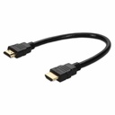 AddOn 1ft HDMI 1.3 Male to HDMI 1.3 Male Black Cable For Resolution Up to 2560x1600 (WQXGA)