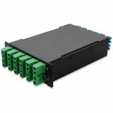 AddOn 4-Bay Cassette 24-Fiber 12 Duplex CS In, 12 ALC Duplex Out, Single-mode Duplex OS2