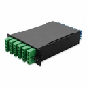AddOn 4-Bay Cassette 24-Fiber 12 Duplex CS In, 12 ALC Duplex Out, Single-mode Duplex OS2