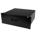 StarTech.com 4U Black Steel Storage Drawer for 19in Racks and Cabinets - 4U Black Sliding Rack Storage Drawer - Add a rugged 4U storage drawer to any standard 19in server rack or cabinet - rackmount drawer - 4u drawer - rackmount storage - rack storage drawer - 19" rack drawer