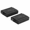 StarTech 4K HDMI KVM Extender over Fiber, HDMI Video & USB over Fiber, up to 984ft/300m (MultiMode), 10G MMF SFP+ Modules, TAA