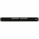 Unirise Network Patch Panel - 12 Port(s) - 12 x RJ-45 - 1U High - Rack-mountable