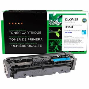 Clover Imaging Remanufactured High Yield Cyan Toner Cartridge (New Chip) for HP 414X (W2021X)