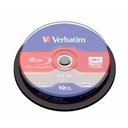 Verbatim BD-RE 25GB 2X with Branded Surface - 10pk Spindle Box