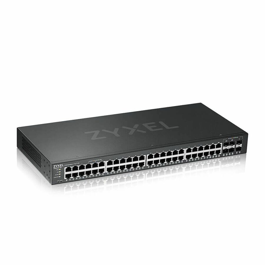 ZYXEL GS2220-50 48-Port Gigabit L2+ Managed and Nebula Pro Cloud Managed Switch with 2 SFP Uplinks
