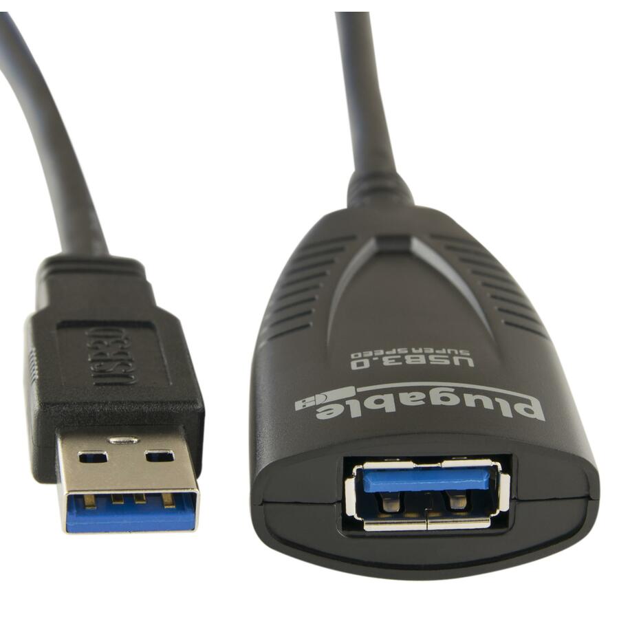 Plugable 5 Meter (16 Foot) USB 3.0 Active Extension Cable