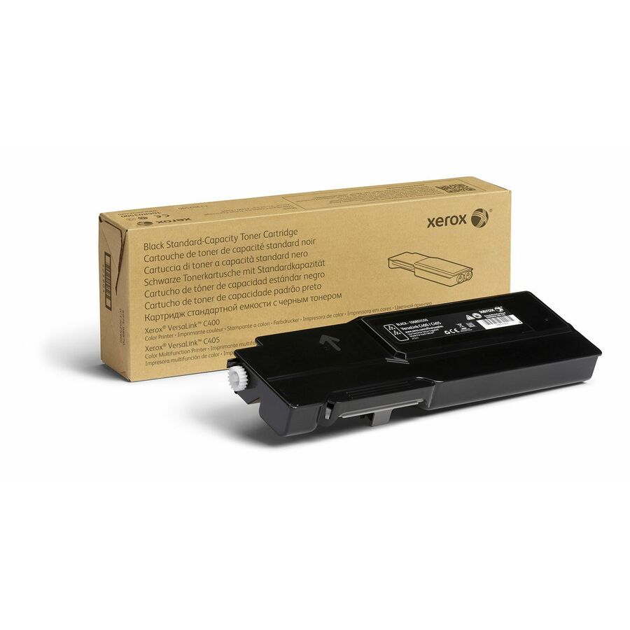 Xerox Genuine Xerox® VersaLink® C400 Color Printer, C405 Color Multifunction Printer Black Standard capacity Toner Cartridge (2500 Pages) - 106R03500