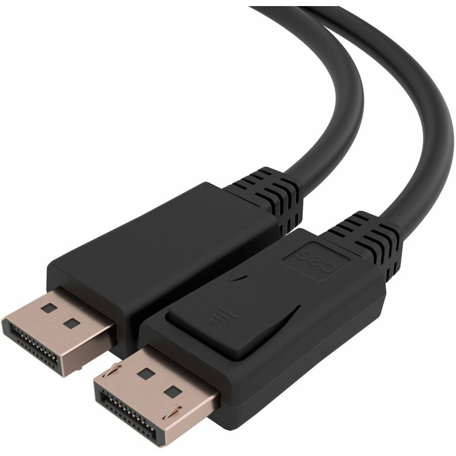 C2G TAA-Compliant DisplayPort™ Cable with Latches-8K 60Hz - M/M - Black