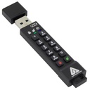 Apricon Aegis Secure Key 3NX: Software-Free 256-Bit AES XTS Encrypted USB 3.1 Flash Key with FIPS 140-2 level 3 validation, Onboard Keypad, and up to 25% Cooler Operating Temperatures. - 32 GB - USB 3.0 - Black - 256-bit AES - 3 Year Warranty - 1