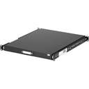 StarTech 1U Sliding Server Rack Mount Keyboard Shelf Tray, 55lbs (25Kg), 22in (55cm) Deep Steel Pull Out Drawer for 19" Equipment Rack