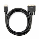 Rocstor Premium HDMI to DVI-D Cable - M/M - 6 ft - 1 x DVI-D Male - 1 x Male HDMI - Gold-plated Contacts - Black - 6 ft (2m) DVI/HDMI Video Cable for Notebook, Audio/Video Device, Home Theater System, Digital Signage Display, Desktop Computer - First End: 1 x DVI-D (Dual-Link) 24+1 Male Digital Video - Second End: 1 x HDMI (Type A) Male Digital Audio/Video - Supports up to 1920 x 1200 - Shielding - Gold Plated Connector - Gold Plated Contact - Black HDMI MALE TO DVI-D 24+1 MALE