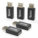 Plugable USB Data Blocker (5-Pack) Prevent Hacking Device, Protect Against Juice Jacking at Public USB Ports