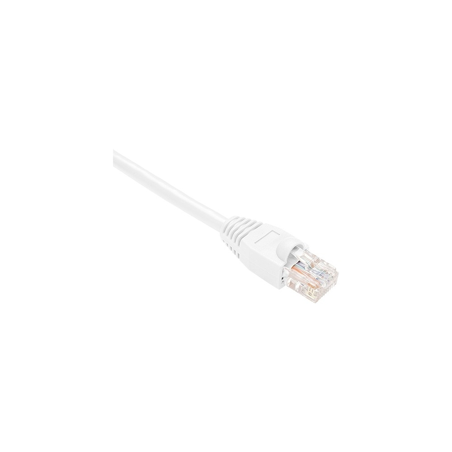 Unirise Cat.5e Patch Network Cable - 50 ft Category 5e Network Cable for Network Device - First End: 1 x RJ-45 Network - Male - Second End: 1 x RJ-45 Network - Male - Patch Cable - White