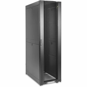 Rocstor SolidRack Rack Cabinet - For Data Center, PDU, Patch Panel, LAN Switch, UPS, Server - 45U Rack Height42.10" Rack Depth - Floor Standing Enclosed Cabinet - Black - Cold-rolled Steel (CRS) - 2314 lb Dynamic/Rolling Weight Capacity - 3300 lb Static/Stationary Weight Capacity